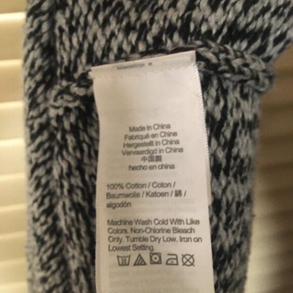 J. Crew black & white size small sweater - Picture 6 of 6